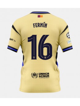 Billige Barcelona Fermin Lopez #16 Bortedrakt 2025-26 Kortermet